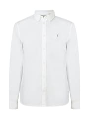 AllSaints White Hawthorne Long Sleeved Shirt - Image 6 of 6