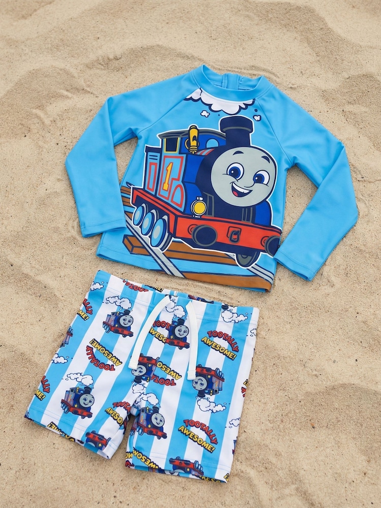 Vanilla Underground Blue Thomas And Friends Sunsafe Suit - Image 2 of 3 Vanilla Underground Blue Thomas And Friends Sunsafe Suit - Image 2 of 3