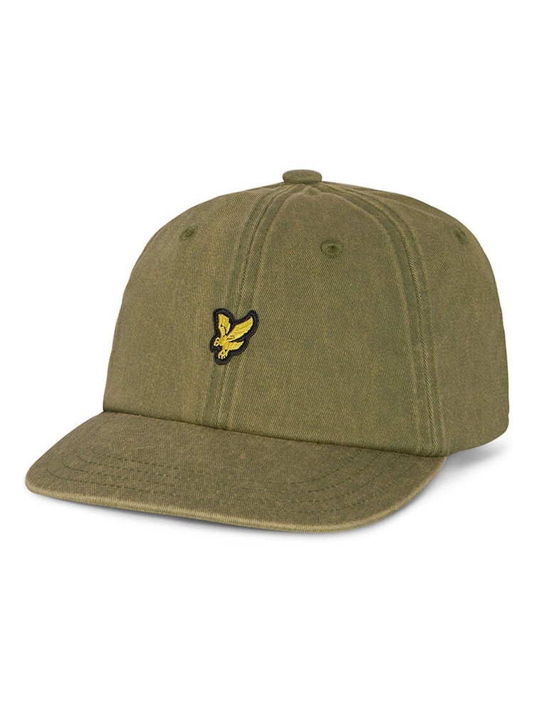 Lyle & Scott Green Washed Cap - Image 1 of 3