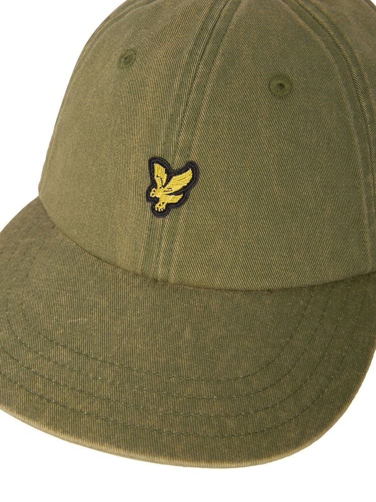 Lyle & Scott Green Washed Cap - Image 3 of 3