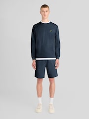 Albastru - Lyle & Scott Sweat Shorts - Imaginea 4 din 6