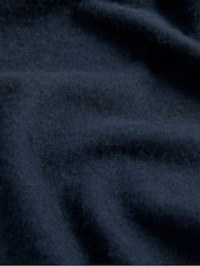Lyle & Scott Blue Plain Lambswool Scarf - Image 2 of 2