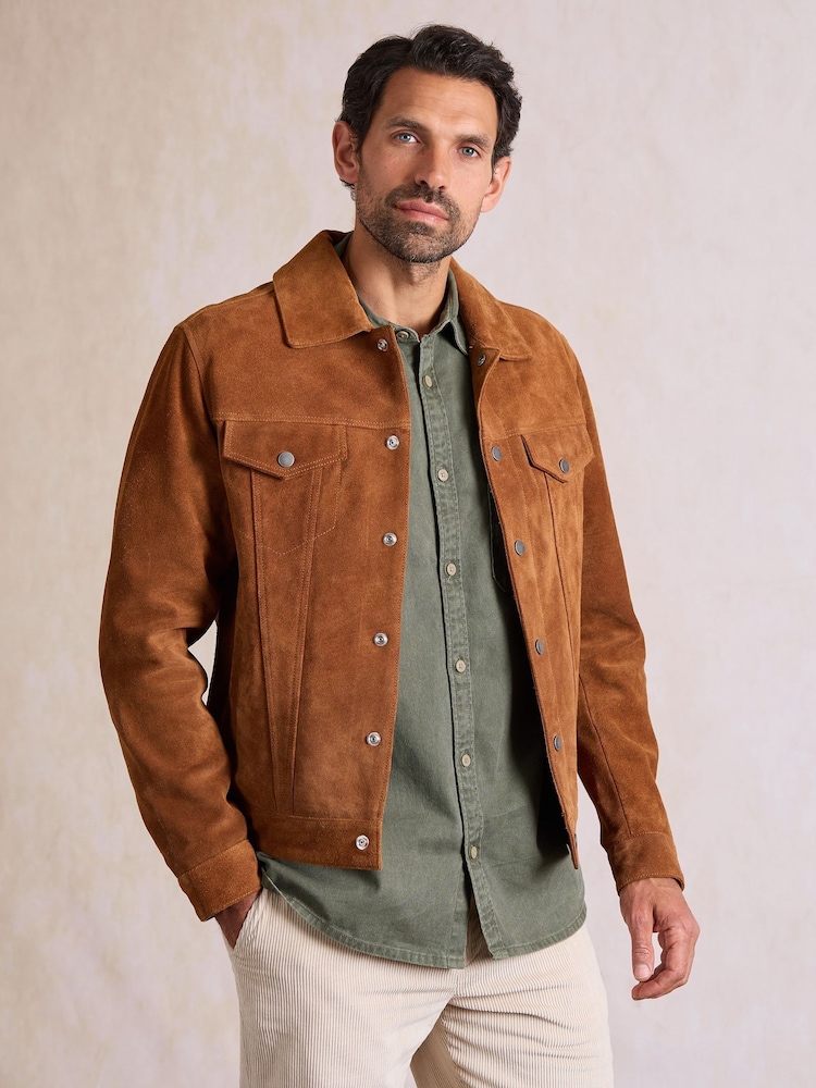 Lakeland Leather Brown Wasdale Suede Jacket - Image 2 of 5 Lakeland Leather Brown Wasdale Suede Jacket - Image 2 of 5
