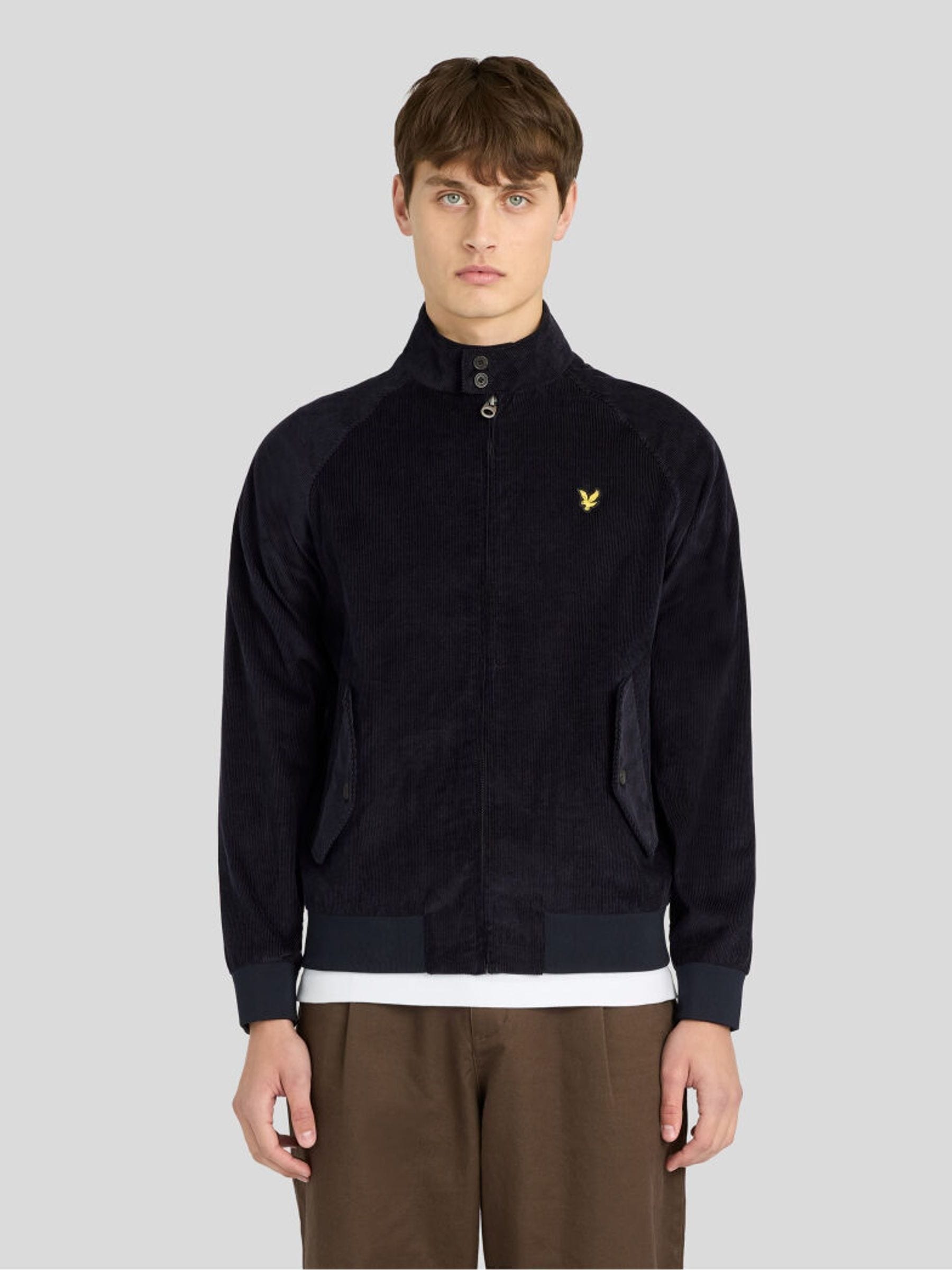 Lyle & Scott Corduroy Harrington Jacket, Dark Navy - XXL - Image 4
