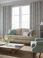 Laura Ashley Steel Pussy Willow Made to Measure Curtains - Image 2 of 7