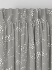 Laura Ashley Steel Pussy Willow Made to Measure Curtains - Image 5 of 7