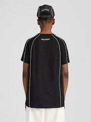 Lyle & Scott Black Reflective Piped Cap - Image 3 of 5