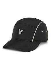 Lyle & Scott Black Reflective Piped Cap - Image 4 of 5