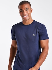 Lacoste Regular Fit Sports 100% Cotton T-Shirt - Image 1 of 8