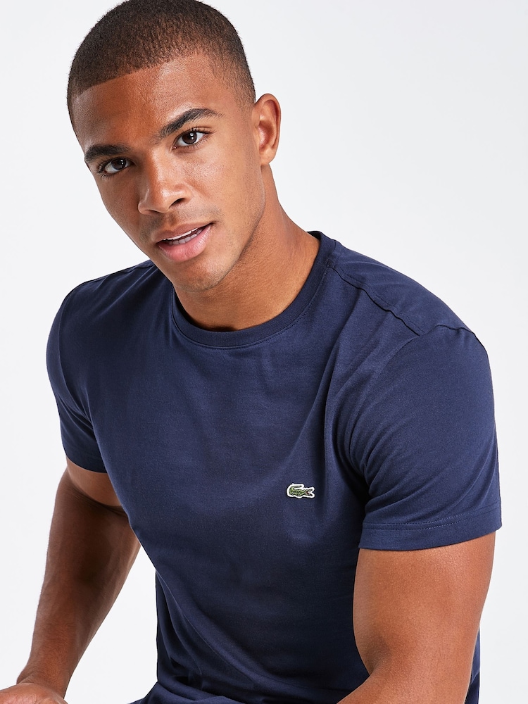 Lacoste Regular Fit Sports 100% Cotton T-Shirt - Image 3 of 8
