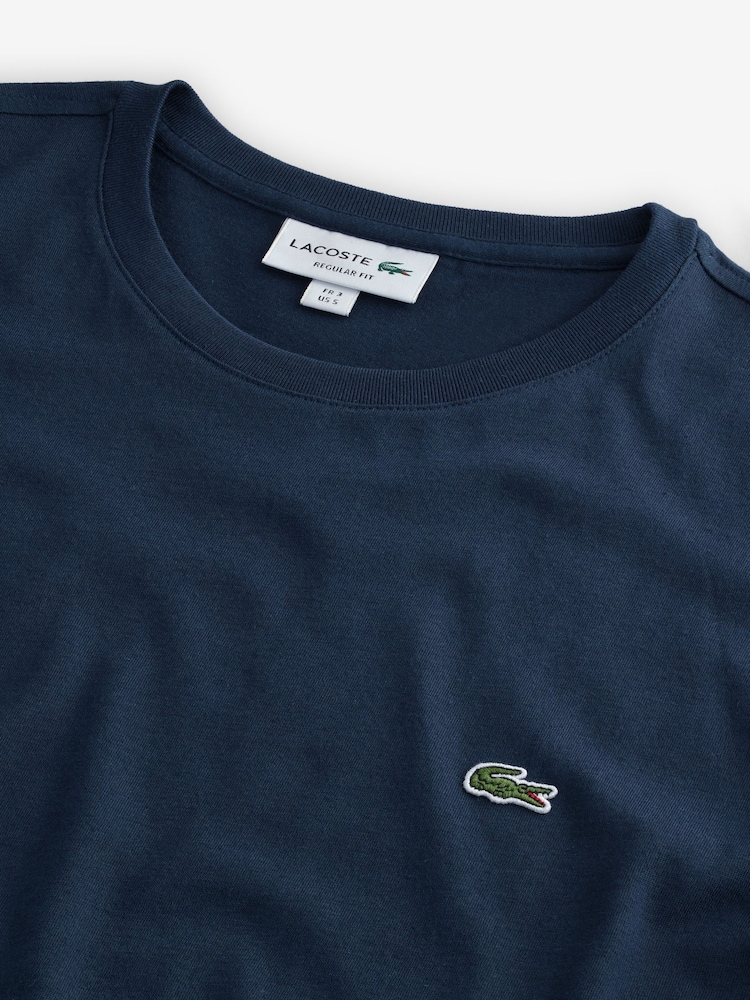 Lacoste Regular Fit Sports 100% Cotton T-Shirt - Image 6 of 8