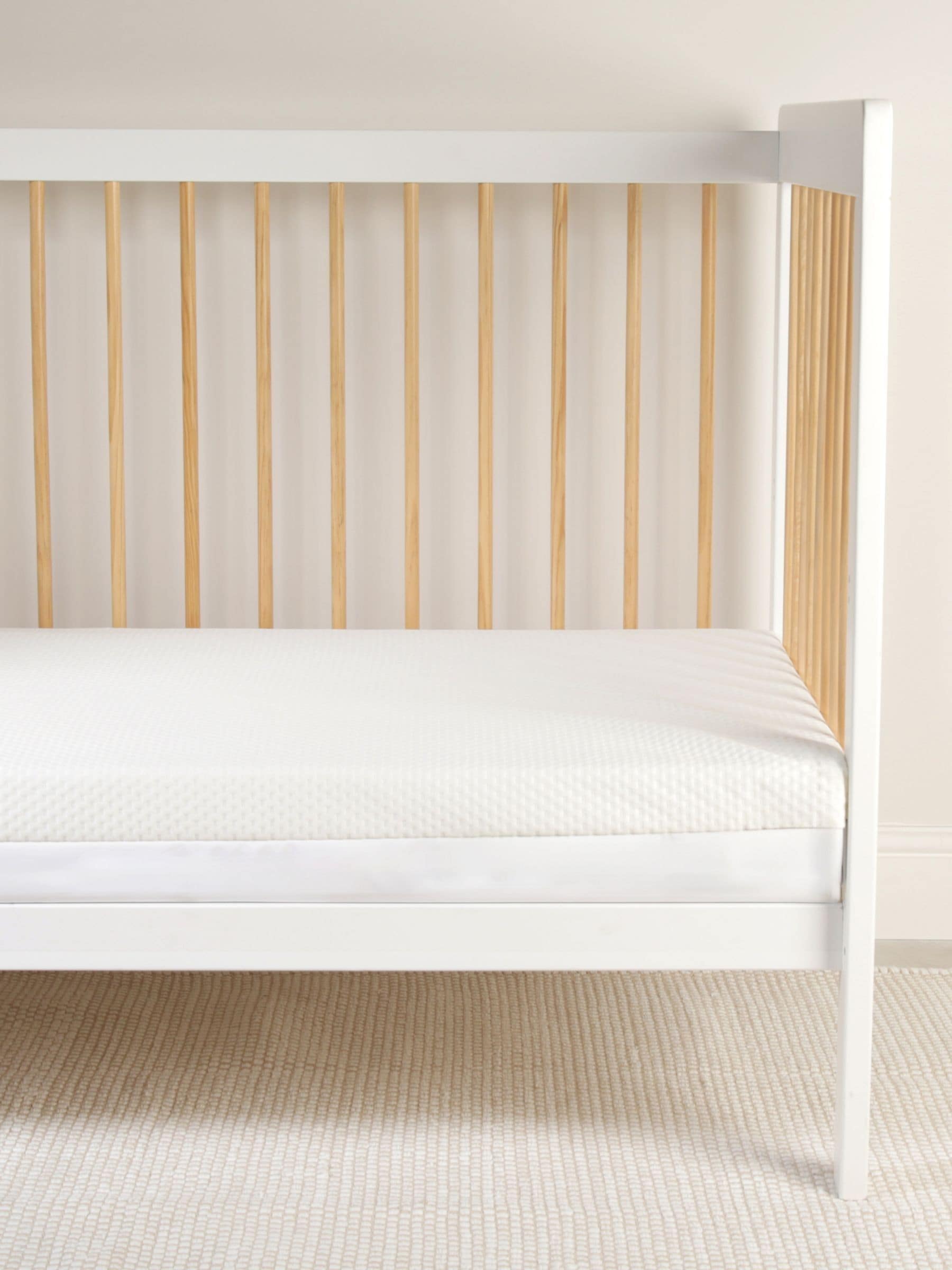 Cuddleco White Hypoallergenic Pocket Sprung Cot Mattress