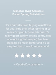 Cuddleco Hypoallergenic Pocket Sprung Cot Mattress - Image 3 of 6