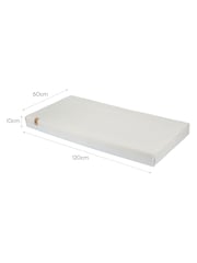 Cuddleco Hypoallergenic Pocket Sprung Cot Mattress - Image 4 of 6