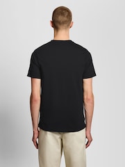 Lyle & Scott Black V-Neck T-Shirt - Image 2 of 6