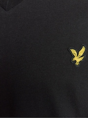 Lyle & Scott Black V-Neck T-Shirt - Image 6 of 6