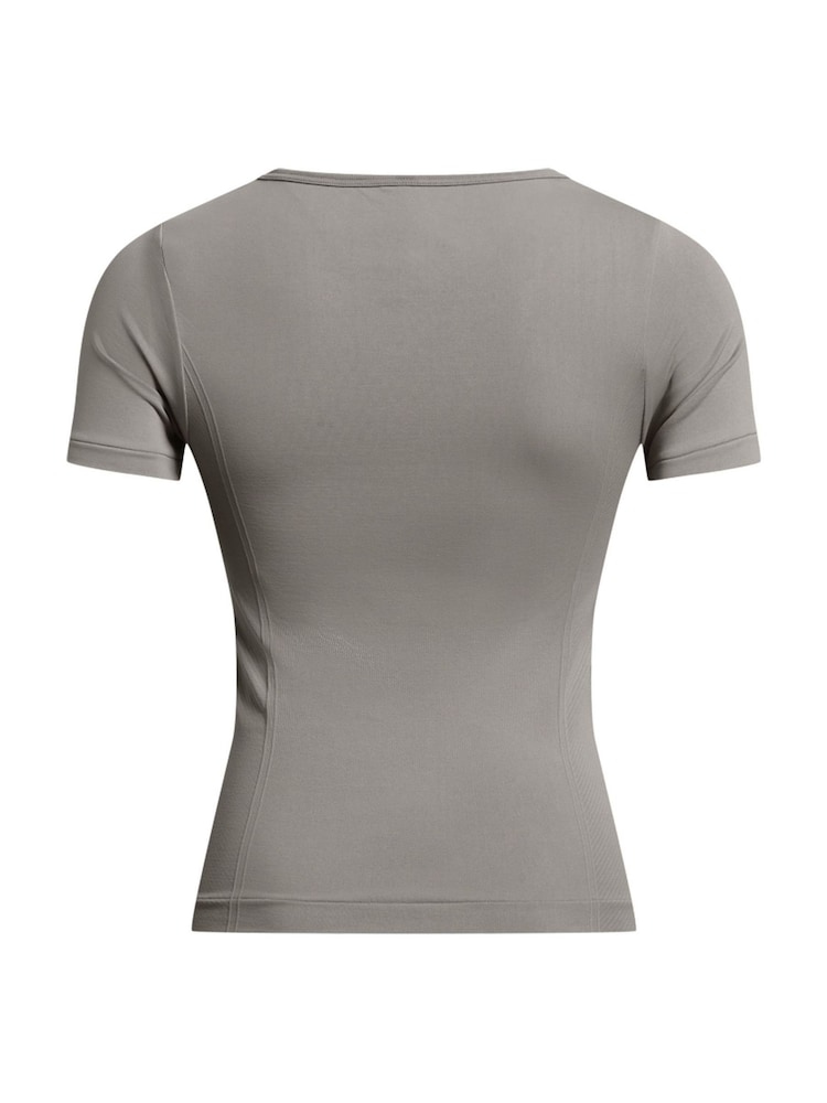 Under Armour Grey Train Seamless Short Sleeve T-Shirt - Image 4 of 4