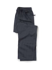 Savile Row Company Bomull Satin Randig Pyjamasunderdelar - Bild 1 av 2