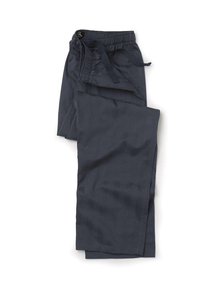 Savile Row Company Bomull Satin Randig Pyjamasunderdelar - Bild 1 av 2
