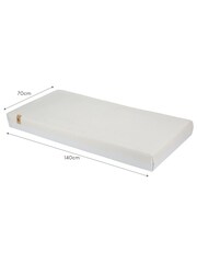 Cuddleco Hypoallergenic Sprung Cot Bed Mattress - Image 3 of 4