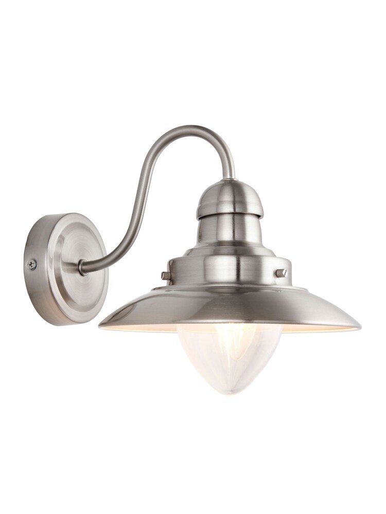Gallery Home Silver Theo Wall Light - Image 1 of 1