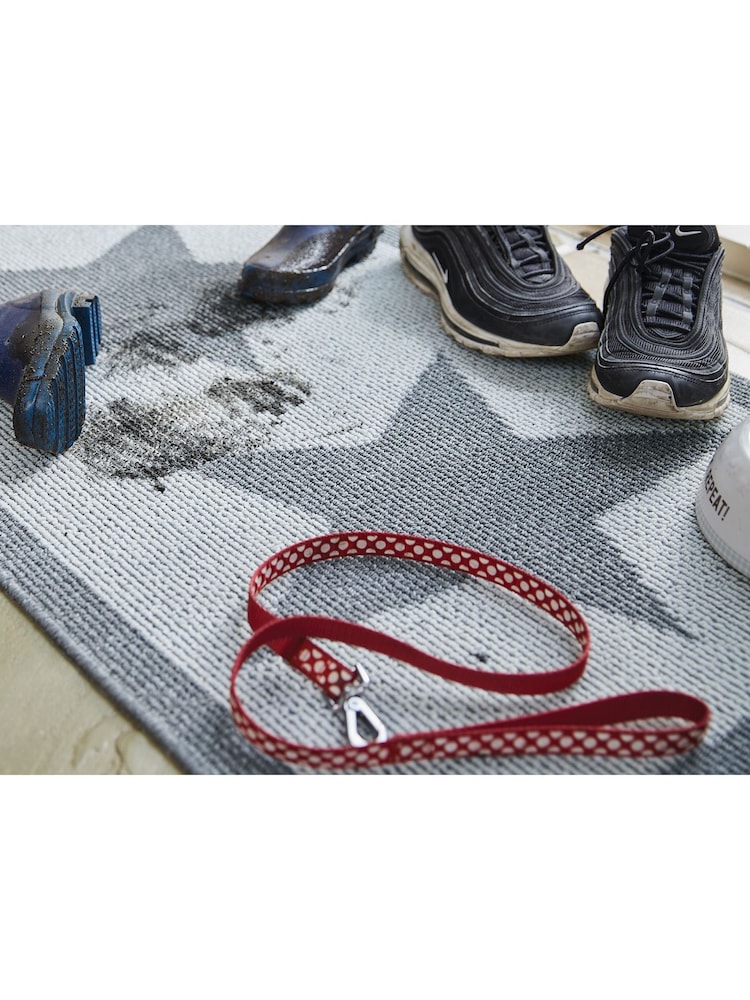 My Mat Silver Utility Star Washable Non Slip Doormat - Image 2 of 2 My Mat Silver Utility Star Washable Non Slip Doormat - Image 2 of 2