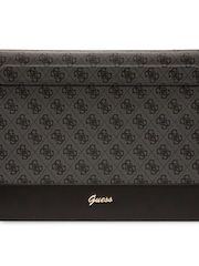 Guess 13"/14" Device Computer Sleeve Pu 4G Smooth Pu Stripe Black Bag and Metal Logo Script - Image 2 of 4