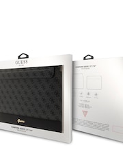 Guess 13"/14" Device Computer Sleeve Pu 4G Smooth Pu Stripe Black Bag and Metal Logo Script - Image 4 of 4