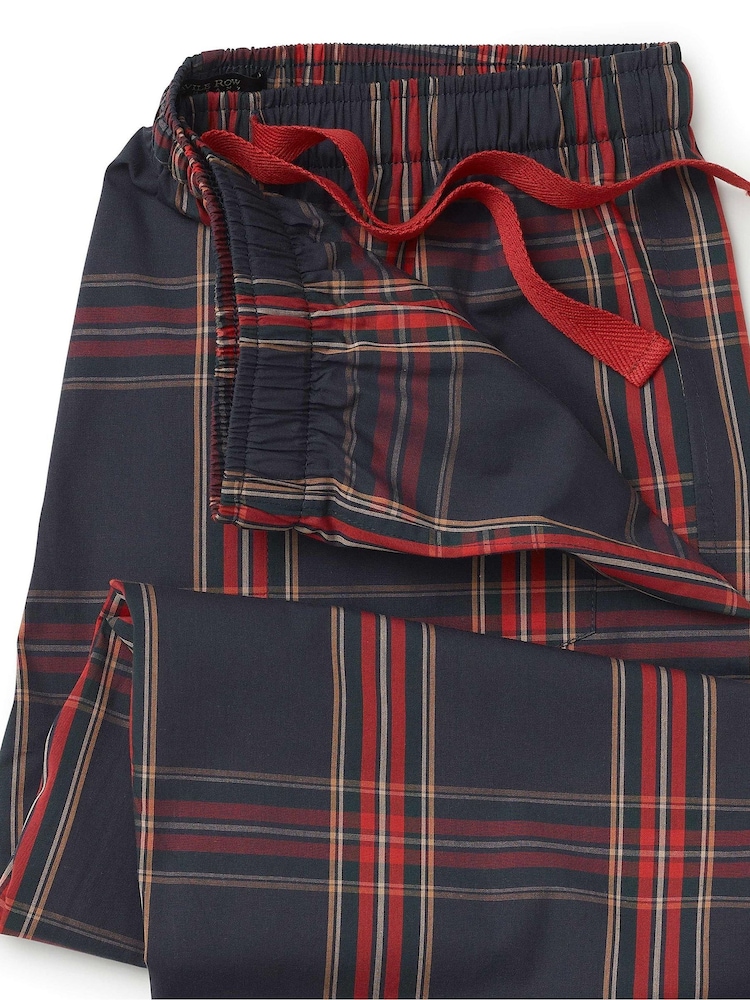 Savile Row Company Cotton Large Check Pyjama Bottoms - صورة 2 من 2 Savile Row Company Cotton Large Check Pyjama Bottoms - صورة 2 من 2