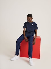 Mornarica - Bombažna majica s kratkimi rokavi Nike 100% Futura - Slika 2 iz 5