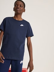 Mornarica - Bombažna majica s kratkimi rokavi Nike 100% Futura - Slika 4 iz 5