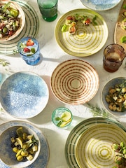 12 Piece Blue Salcombe Speckle Glazed Dinner Set - Image 4 of 5