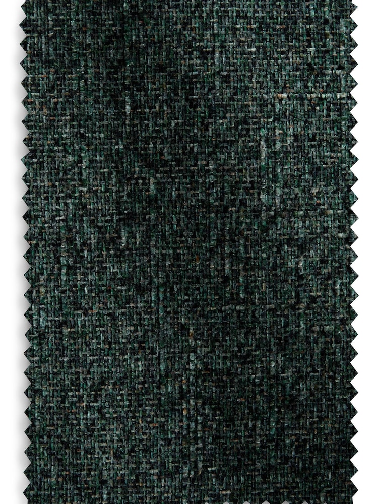 Green Next Multi Chenille Pencil Pleat Lined Curtains - Image 6 of 6