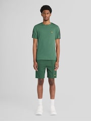 Lyle & Scott Green Padel Taped Shorts - Image 4 of 4