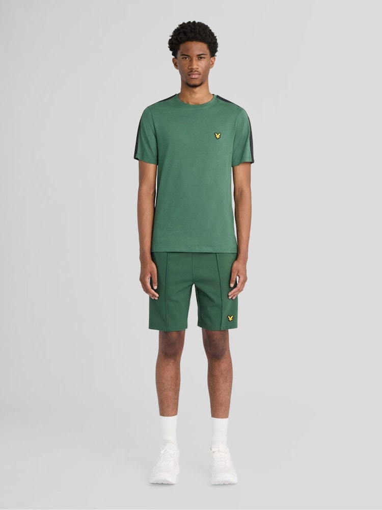 Lyle & Scott Green Padel Taped Shorts - Image 4 of 4