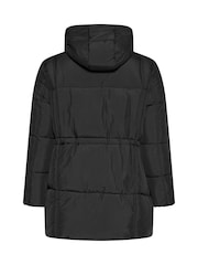 Yours Curve Black Short Padded Jacket - Image 7 of 7