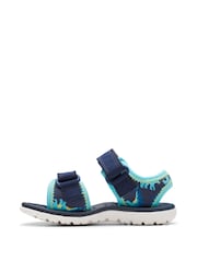 Clarks Blue Surfing Tide Toddler Sandals - Image 2 of 7