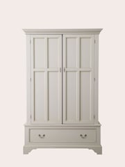 Laura Ashley Dove Grey Clifton Double 1 Drawer Wardrobe - Image 2 of 2
