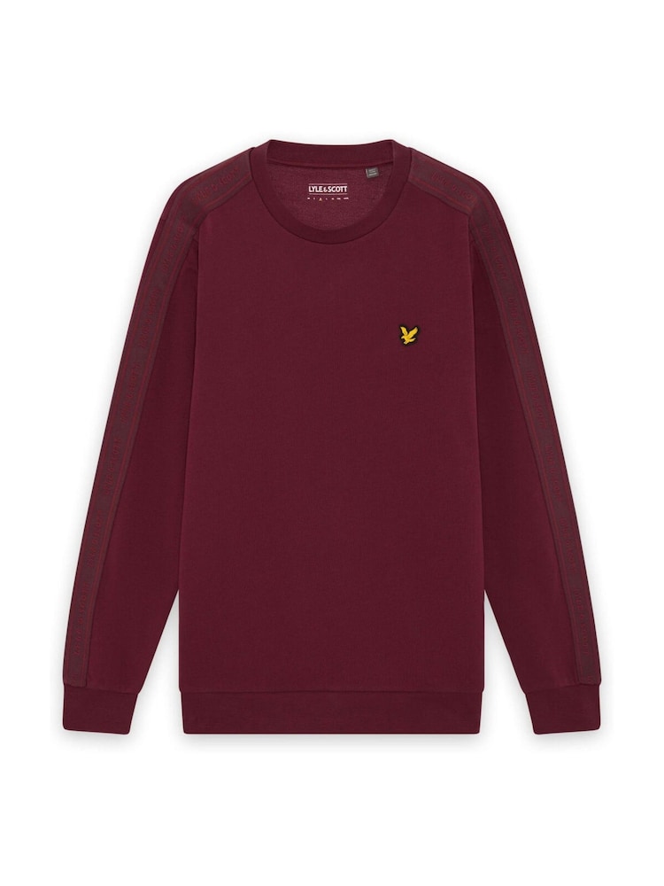 Красный - Lyle & Scott Жаккардовый джемпер с круглым вырезом - Изображение 1 1 Красный - Lyle & Scott Жаккардовый джемпер с круглым вырезом - Изображение 1 1
