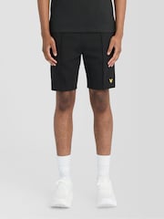 Lyle & Scott Black Padel Taped Shorts - Image 1 of 6