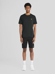 Lyle & Scott Black Padel Taped Shorts - Image 3 of 6