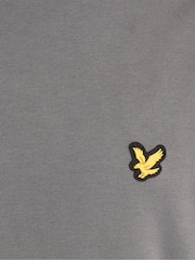 Серый - Lyle & Scott Жаккардовый джемпер с круглым вырезом - Изображение 6 6