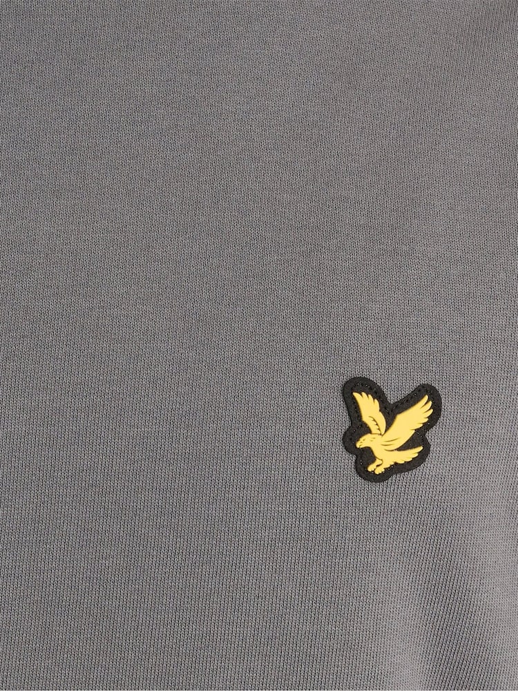 Серый - Lyle & Scott Жаккардовый джемпер с круглым вырезом - Изображение 6 6 Серый - Lyle & Scott Жаккардовый джемпер с круглым вырезом - Изображение 6 6