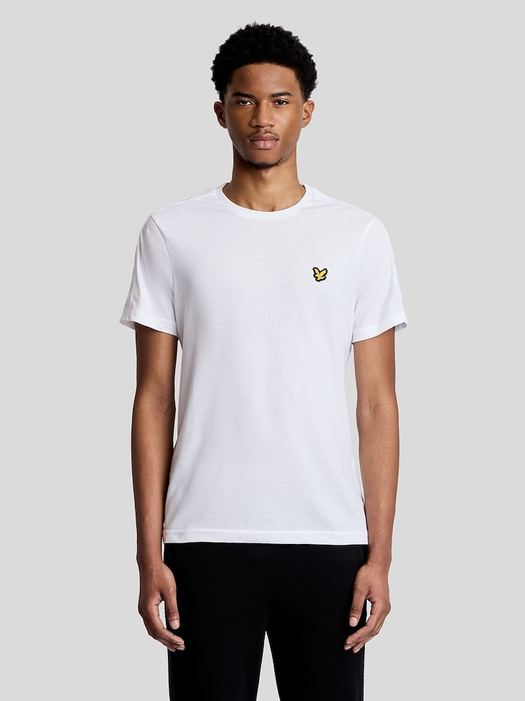 화이트 - Lyle & Scott 자카드 테이프 티셔츠 - 6의 이미지 1