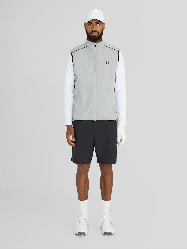 Lyle & Scott Grey Golf Packable Gilet - Image 2 of 6 Lyle & Scott Grey Golf Packable Gilet - Image 2 of 6
