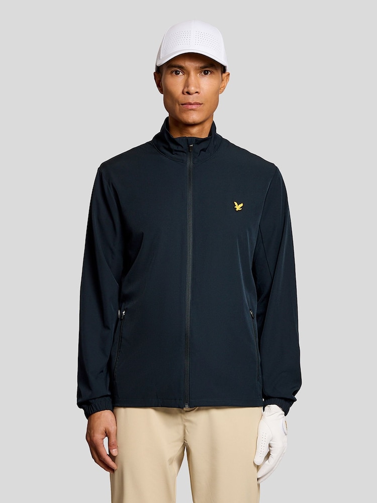 Lyle & Scott Blue Golf Packable Jacket - Image 1 of 7 Lyle & Scott Blue Golf Packable Jacket - Image 1 of 7