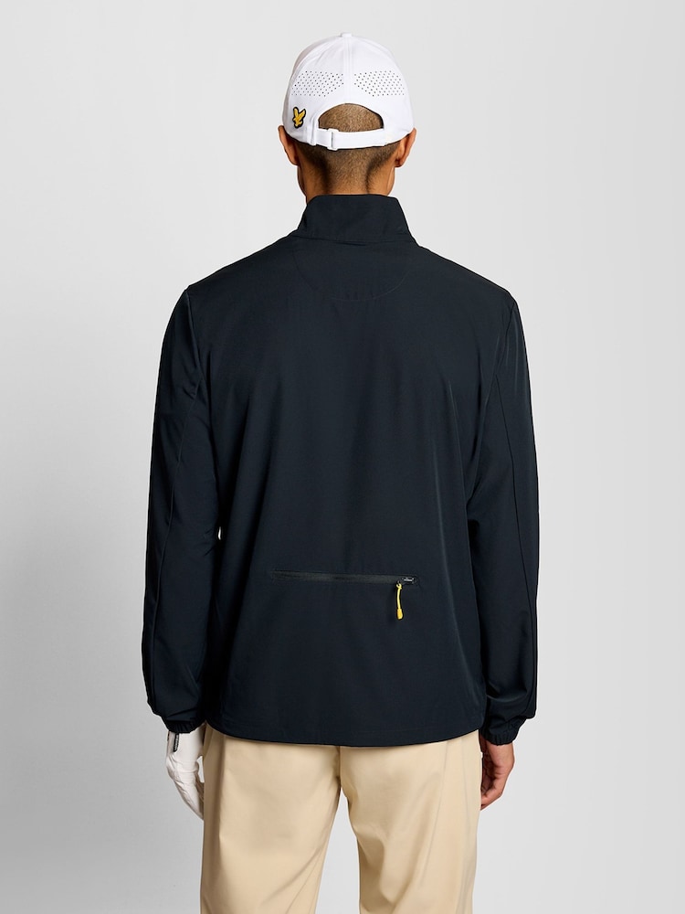 Lyle & Scott Blue Golf Packable Jacket - Image 2 of 7 Lyle & Scott Blue Golf Packable Jacket - Image 2 of 7