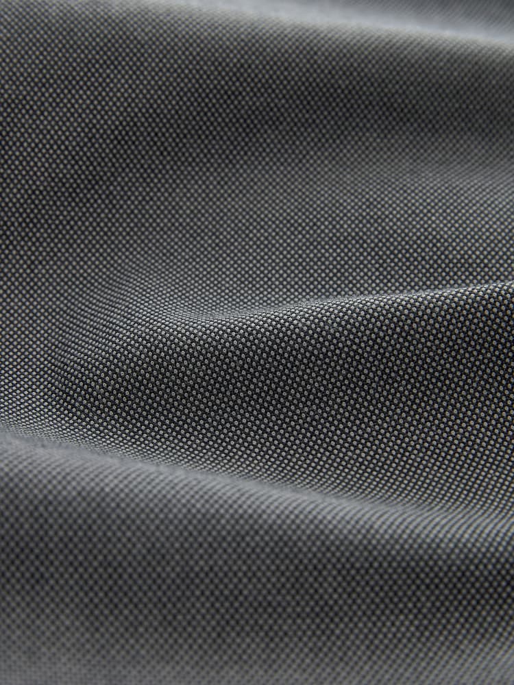 Charcoal Grey Slim Smart Textured Chino Trousers - Image 11 of 11