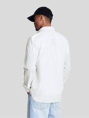 Lyle & Scott White Long Sleeve Poplin Shirt - Image 3 of 5