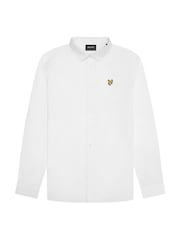 Lyle & Scott White Long Sleeve Poplin Shirt - Image 5 of 5